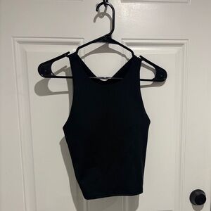 Jockey Black Tank Top with removable cups
